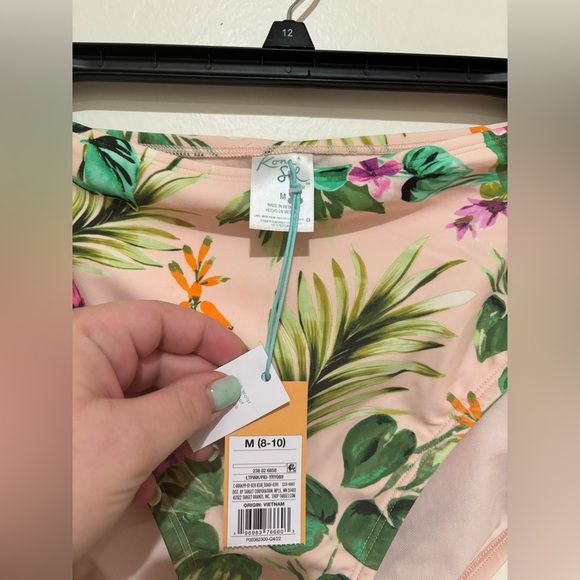 Kona Sol Orange Pink 2 piece swimsuit - Picture 7 of 7